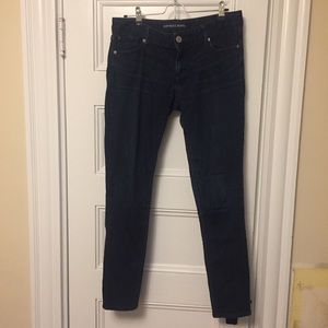 Express STELLA dark navy skinny jeans
